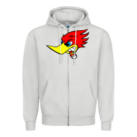 Dove Grey woody woodpecker tshirt Zipper Hoodie - linhVisuals