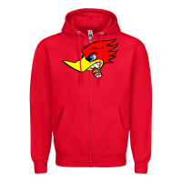 Red woody woodpecker tshirt Zipper Hoodie - linhVisuals
