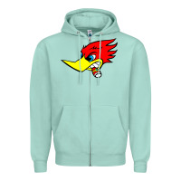 Seafoam woody woodpecker tshirt Zipper Hoodie - linhVisuals