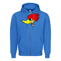 True Royal woody woodpecker tshirt Zipper Hoodie - linhVisuals