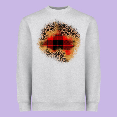 Christmas Patch Heavyweight Sweatshirt Designed By Jahusdesignshop