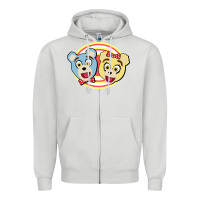 Dove Grey avenue q bad idea bears Zipper Hoodie - linhVisuals