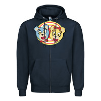 Navy avenue q bad idea bears Zipper Hoodie - linhVisuals