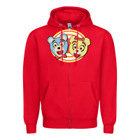 Red avenue q bad idea bears Zipper Hoodie - linhVisuals