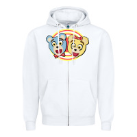 White avenue q bad idea bears Zipper Hoodie - linhVisuals