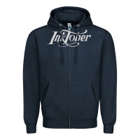 Navy inktober t shirt Zipper Hoodie - linhVisuals