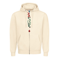 Sandshell Maldives Map Flag Drawing Line Art Zipper Hoodie - linhVisuals