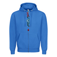 True Royal Maldives Map Flag Drawing Line Art Zipper Hoodie - linhVisuals