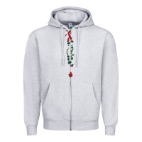 Heather Grey Maldives Map Flag Drawing Line Art Zipper Hoodie - linhVisuals