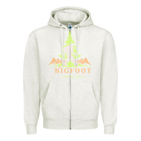 Oatmeal Heather bigfoot t  shirt bigfoot take me away t  shirt Zipper Hoodie - linhVisuals