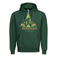 Sports Green bigfoot t  shirt bigfoot take me away t  shirt Zipper Hoodie - linhVisuals