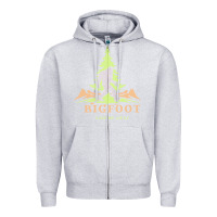 Heather Grey bigfoot t  shirt bigfoot take me away t  shirt Zipper Hoodie - linhVisuals