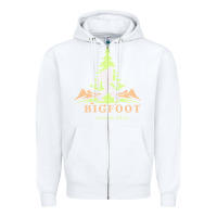 White bigfoot t  shirt bigfoot take me away t  shirt Zipper Hoodie - linhVisuals