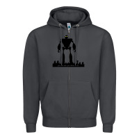 Smoke iron giant Zipper Hoodie - linhVisuals