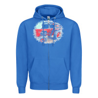 True Royal tractor t  shirt tractor t  shirt Zipper Hoodie - linhVisuals