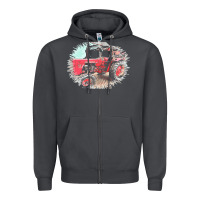 Smoke tractor t  shirt tractor t  shirt Zipper Hoodie - linhVisuals