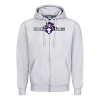 Heather Grey holy cross crusaders Zipper Hoodie - linhVisuals