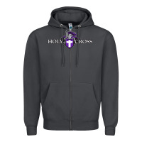Smoke holy cross crusaders Zipper Hoodie - linhVisuals