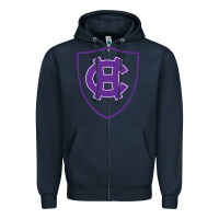 Navy holy cross crusaders Zipper Hoodie - linhVisuals