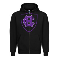 Black holy cross crusaders Zipper Hoodie - linhVisuals