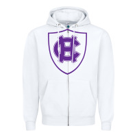 White holy cross crusaders Zipper Hoodie - linhVisuals