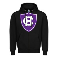 Black holy cross crusaders Zipper Hoodie - linhVisuals