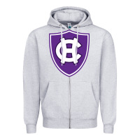 Heather Grey holy cross crusaders Zipper Hoodie - linhVisuals