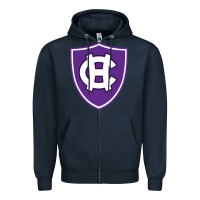Navy holy cross crusaders Zipper Hoodie - linhVisuals