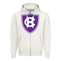 Oatmeal Heather holy cross crusaders Zipper Hoodie - linhVisuals