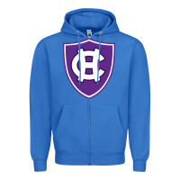 True Royal holy cross crusaders Zipper Hoodie - linhVisuals