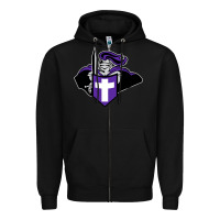 Black holy cross crusaders Zipper Hoodie - linhVisuals