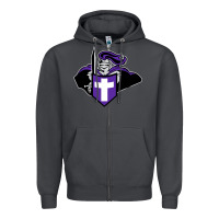 Smoke holy cross crusaders Zipper Hoodie - linhVisuals