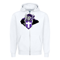 White holy cross crusaders Zipper Hoodie - linhVisuals