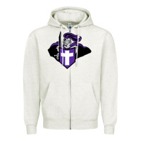 Oatmeal Heather holy cross crusaders Zipper Hoodie - linhVisuals