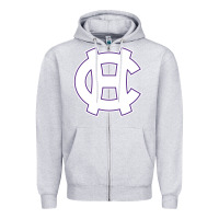 Heather Grey holy cross crusaders Zipper Hoodie - linhVisuals