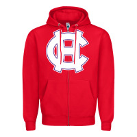 Red holy cross crusaders Zipper Hoodie - linhVisuals