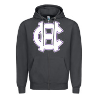Smoke holy cross crusaders Zipper Hoodie - linhVisuals