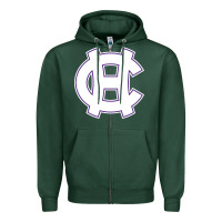 Sports Green holy cross crusaders Zipper Hoodie - linhVisuals