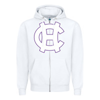 White holy cross crusaders Zipper Hoodie - linhVisuals