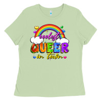 Matcha Coolest queer in town Ladies Tee - FaDigitalArtStudio