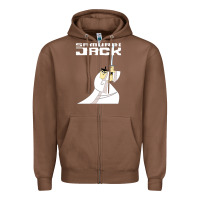 Chestnut samurai jack Zipper Hoodie - linhVisuals