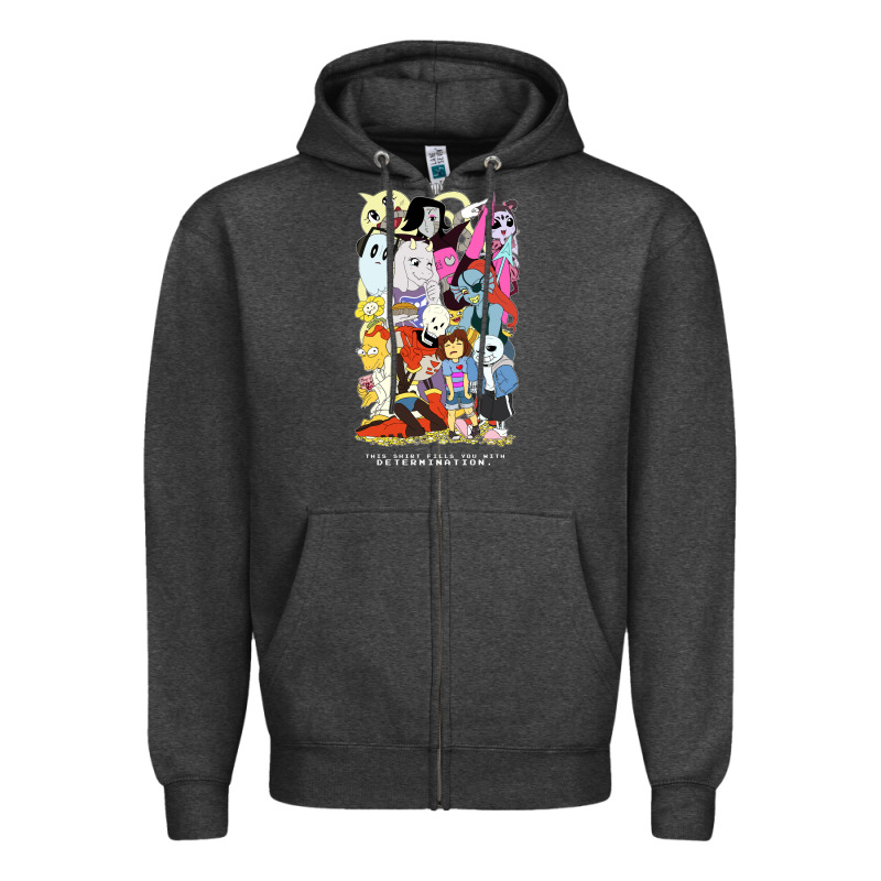 Undertale Zipper Hoodie by linhVisuals | Teevron