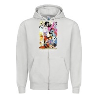 Dove Grey undertale Zipper Hoodie - linhVisuals
