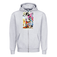 Heather Grey undertale Zipper Hoodie - linhVisuals