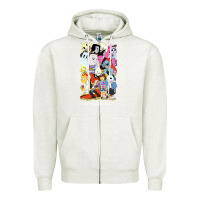 Oatmeal Heather undertale Zipper Hoodie - linhVisuals