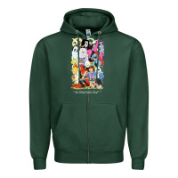 Sports Green undertale Zipper Hoodie - linhVisuals