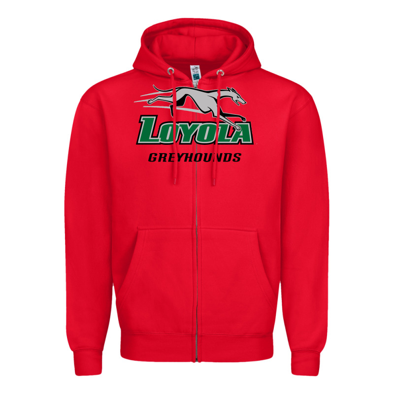 Loyola (md) Greyhounds Zipper Hoodie by linhVisuals | Teevron