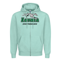 Seafoam loyola (md) greyhounds Zipper Hoodie - linhVisuals