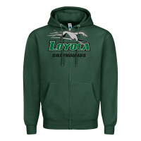 Sports Green loyola (md) greyhounds Zipper Hoodie - linhVisuals