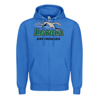 True Royal loyola (md) greyhounds Zipper Hoodie - linhVisuals